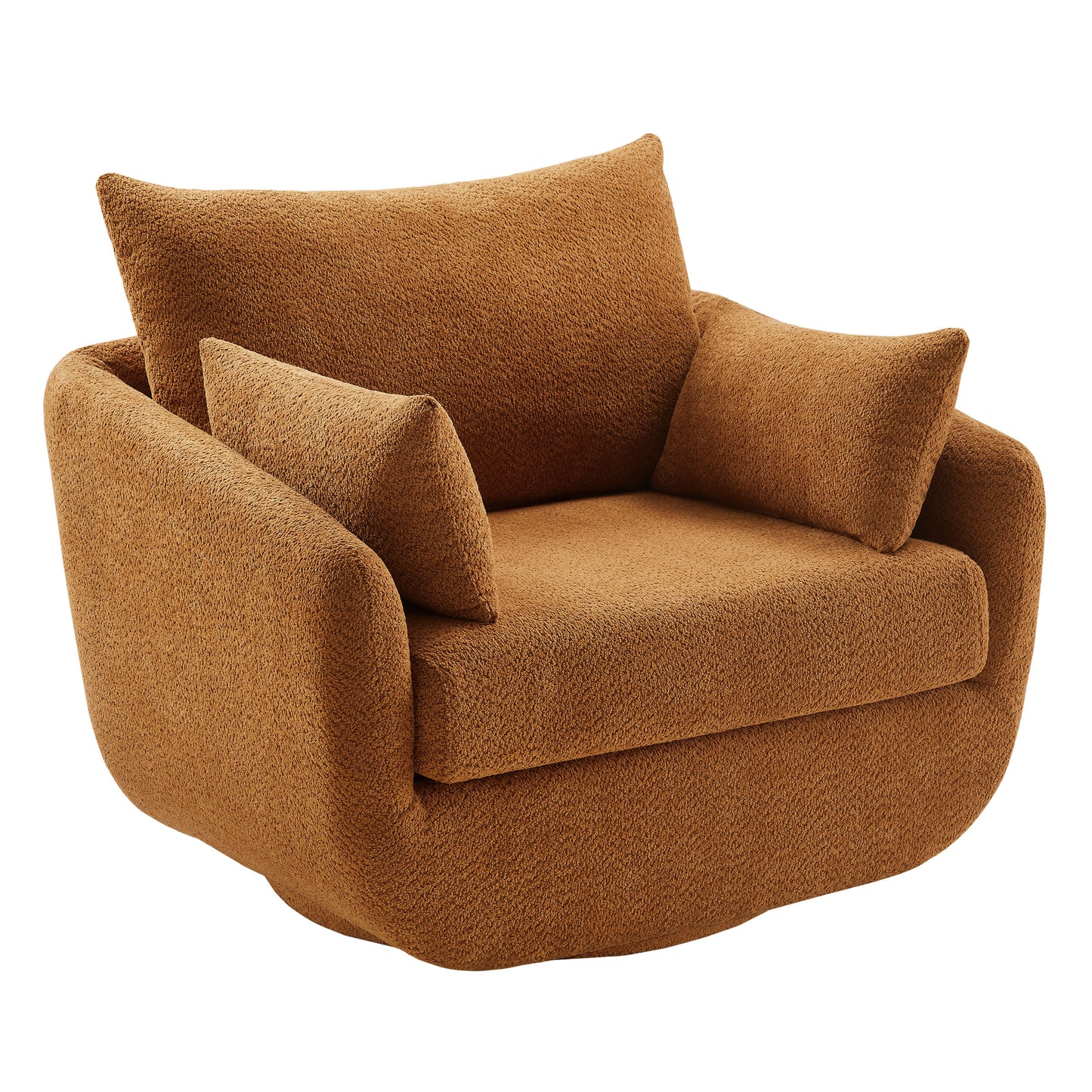 39.3” W Rayel Upholstered Swivel Armchair for Living room